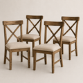 Rustic Dining Chairs x4