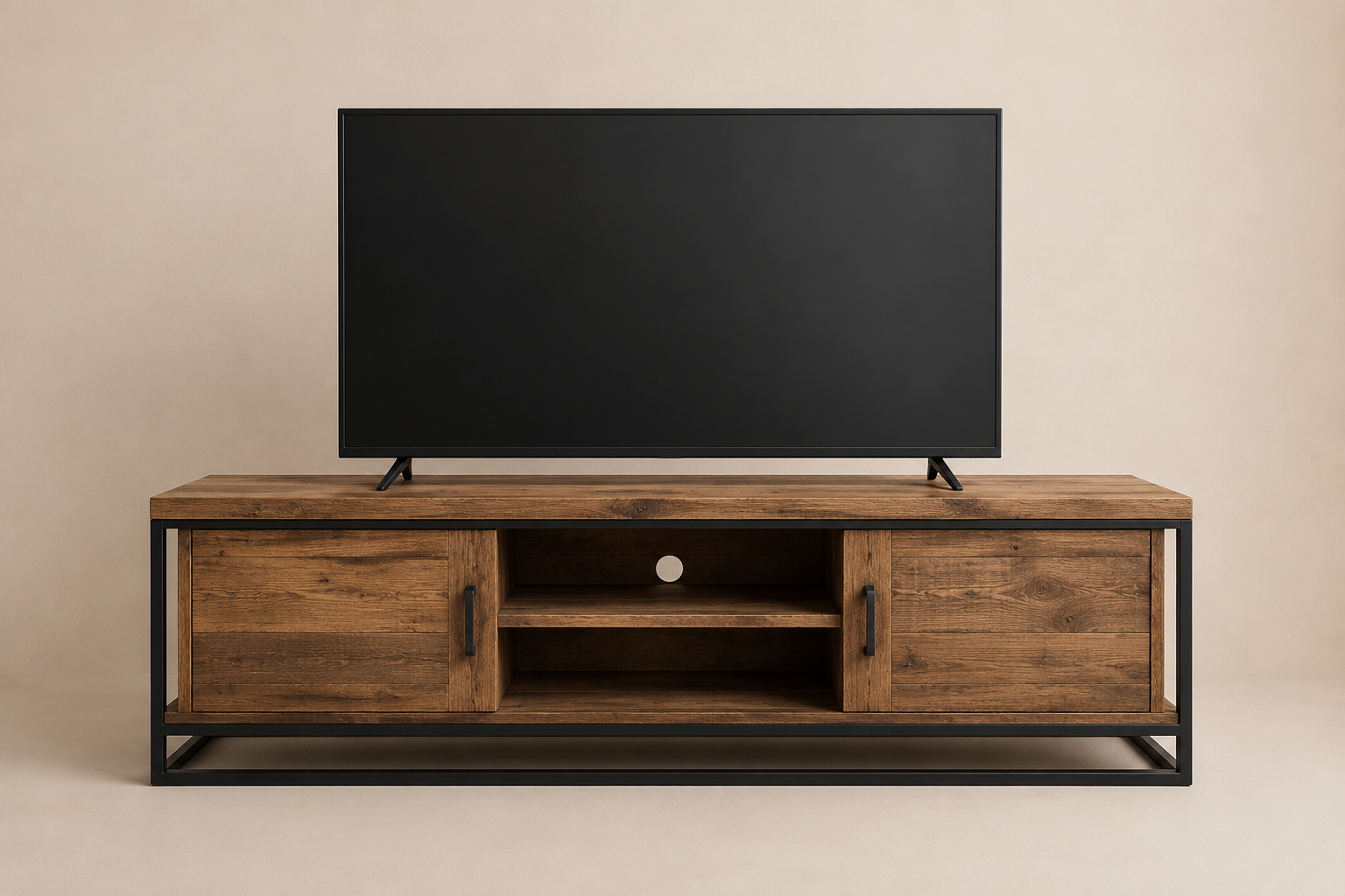 Rustic Wooden TV Stand